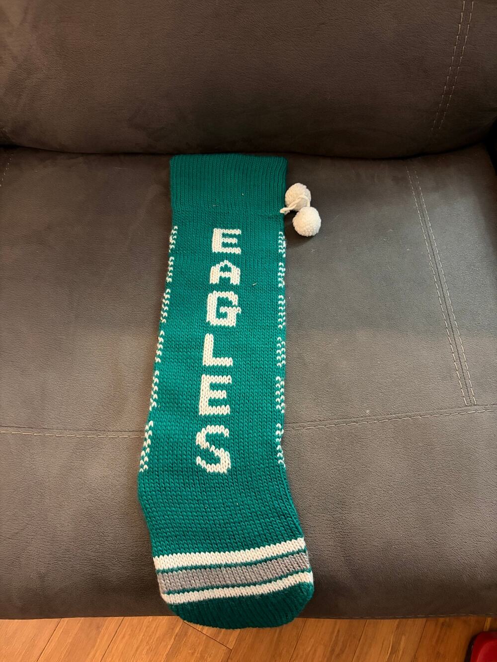Vintage Philadelphia Eagles Christmas stocking